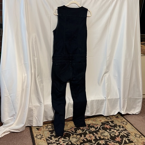 Sz L True Religion dark blue wash denim jumpsuit - Picture 4 of 12